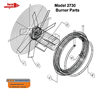 Heat Wagon 2730 Burner Parts 110